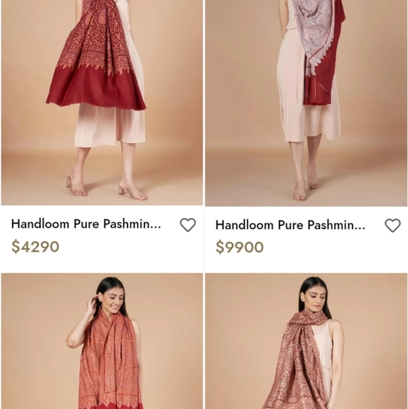 AHUJASONS! Luxury Pashmina! Dupatta black&gold block print sequins!! Deadstock - Picture 12 of 17